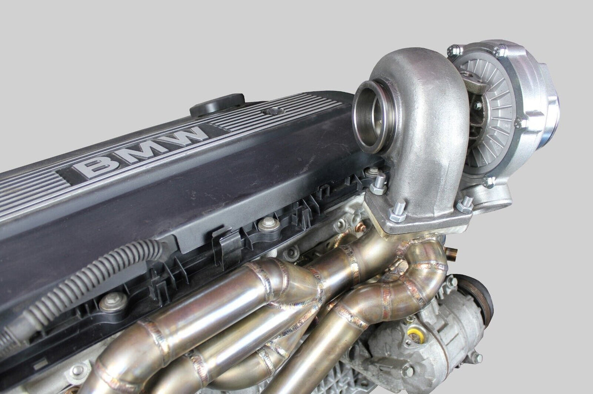 COLECTOR DE ESCAPE TURBO TUBULAR DE ACERO INOXIDABLE BMW M50 M52 M54 TOP MOUNT T4 FTWL