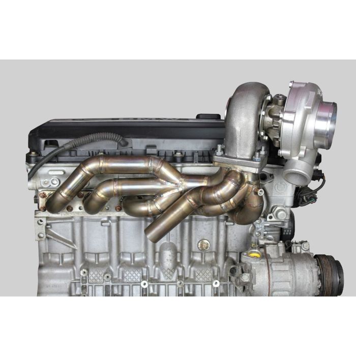 Colector de escape turbo tubular de acero inoxidable BMW M50 M52 M54, montaje superior T3 Twin Scroll FTWL