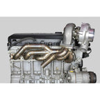Colector de escape turbo tubular de acero inoxidable BMW M50 M52 M54, montaje superior T3 Twin Scroll FTWL