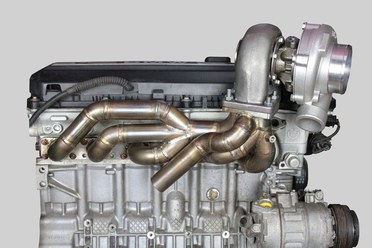 COLECTOR DE ESCAPE TURBO TUBULAR DE ACERO INOXIDABLE BMW M50 M52 M54 TOP MOUNT T3 Twin Scroll FTWL