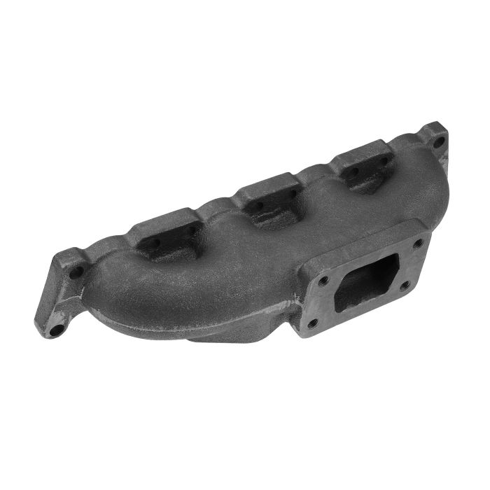 JRspec cast exhaust manifold for VW/Audi 1.8T with T3 flange and wastegate outlet.