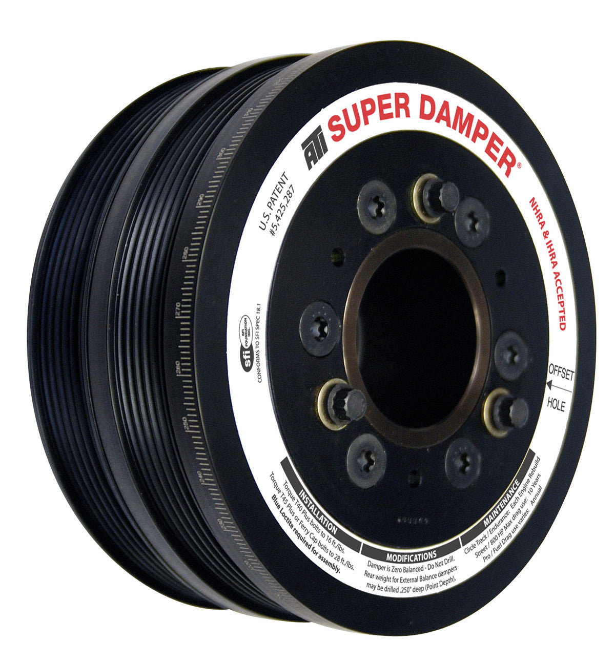Amortiguador armónico ATI Super Damper 918047 para Mustang GT Coyote 5.0 V8