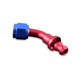 Conector AN6 de presión de 45' rojo