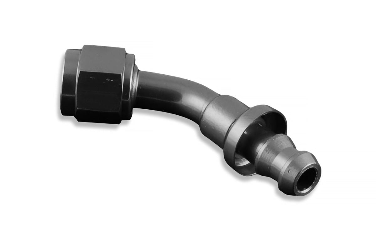 Racor push on 45° AN8