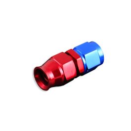AN-10 AN10 JIC Conector recto de PTFE para manguera de combustible, extremo rojo