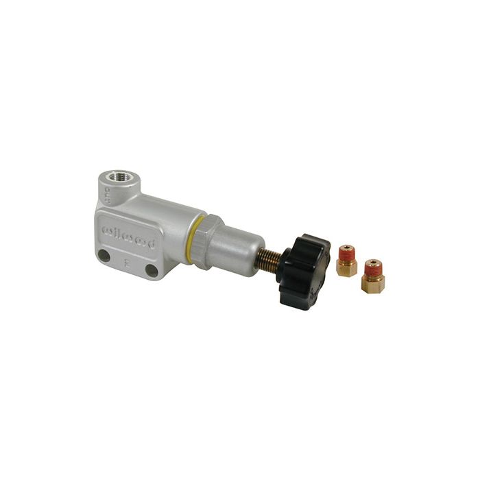 Wilwood 260-8419 Knob Control Brake Bias Proportioning Adjuster Valve - 1/8 NPT Ports