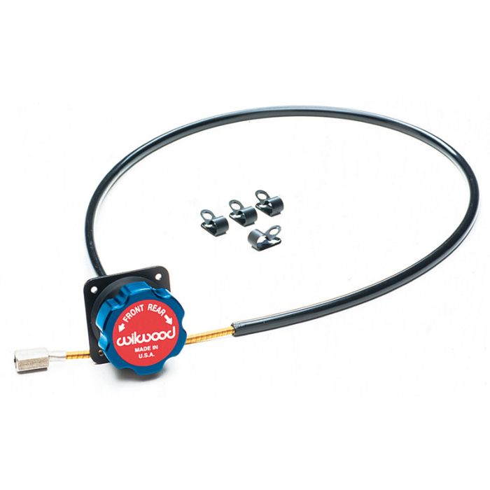 Cable de ajuste remoto de la barra de equilibrio/distribución de frenado Wilwood 340-4990 - 3/8" UNF
