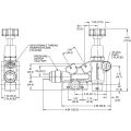 Válvula de proporción combinada Wilwood 260-11179 con interruptor de freno