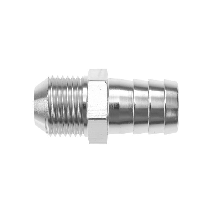 Adaptador de manguera con conexión rápida AN10 a 20 mm para combustible (color plata)