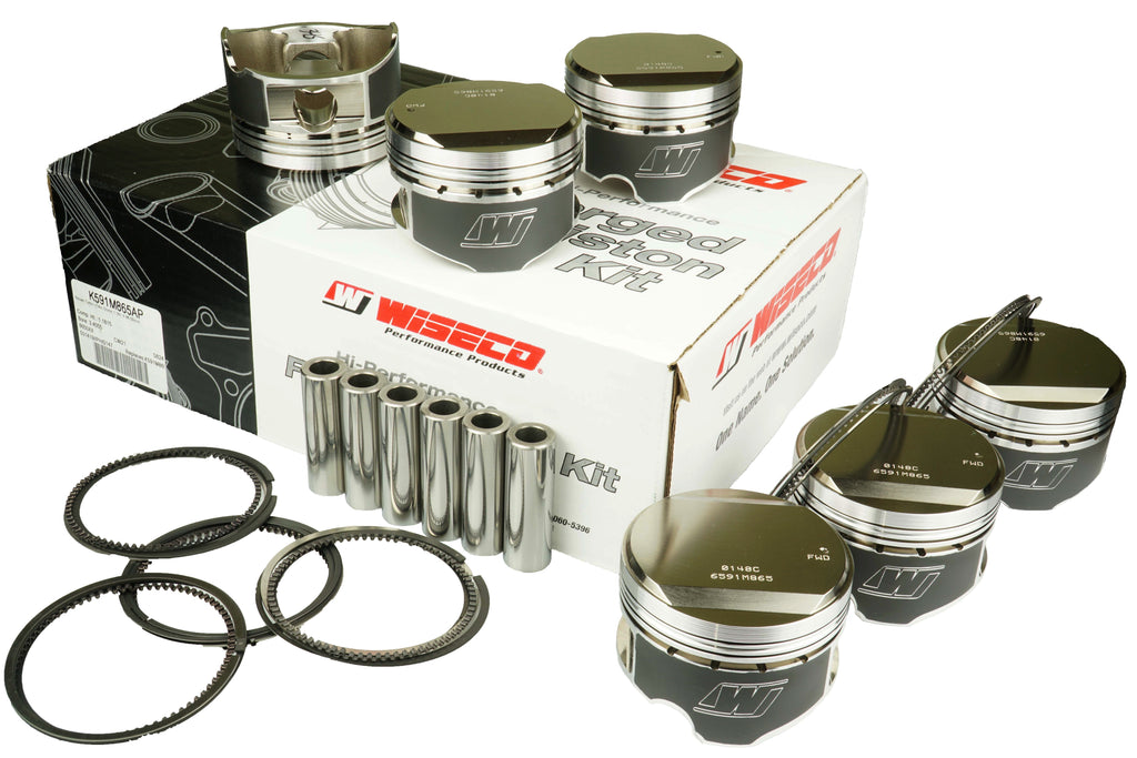 Kit de pistones forjados Wiseco K591M875AP Nissan Skyline RB26DETT 2,6 l 24V Diámetro 3,445 (87,50 mm) Medida +1,5 mm RC 8,35