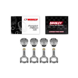 Forged pistons Wiseco + rods Manley for Mazda Miata MX-5 Protege 1.8l 16V BP 83.50mm CR 10:1