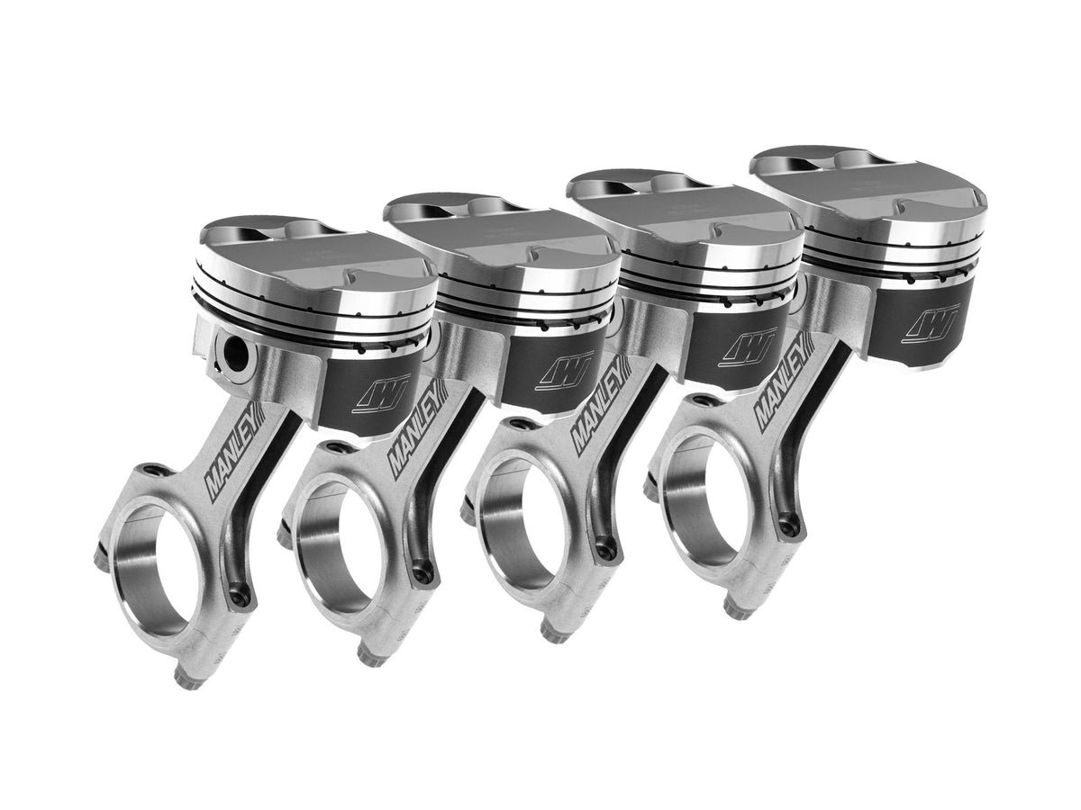 Pistones forjados Wiseco + bielas Manley para Mazda Miata MX-5 / Protege 1,8l 16V BP 83,50 mm CR 8,4:1