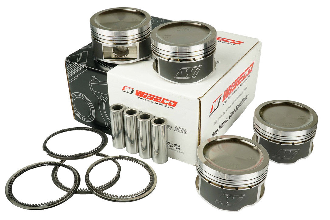 Pistones forjados Wiseco + bielas Manley para Mazda Miata MX-5 / Protege 1,8l 16V BP 83,50 mm CR 8,4:1