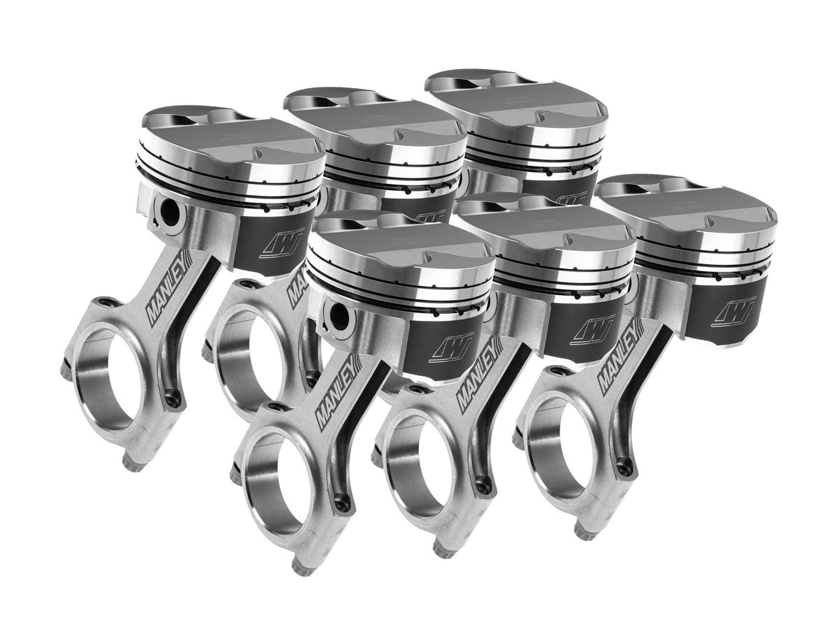 Pistones forjados Wiseco + bielas Manley para Toyota Supra 2JZGTE 3.0l 24V 93-98 87,00 mm CR 8,47:1