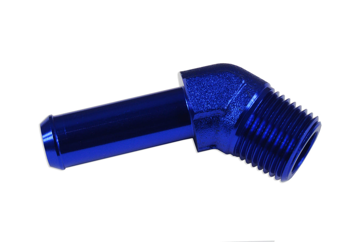 Racor 45° 1/2 NPT a espiga de 5/8"