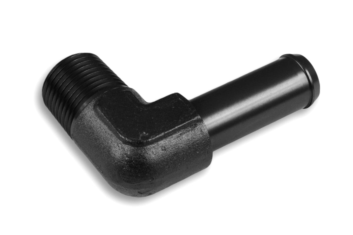 Racor 90° 1/8 NPT a espiga de 1/4"