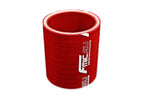 Manguito de silicona recto 11 mm rojo 5 cm