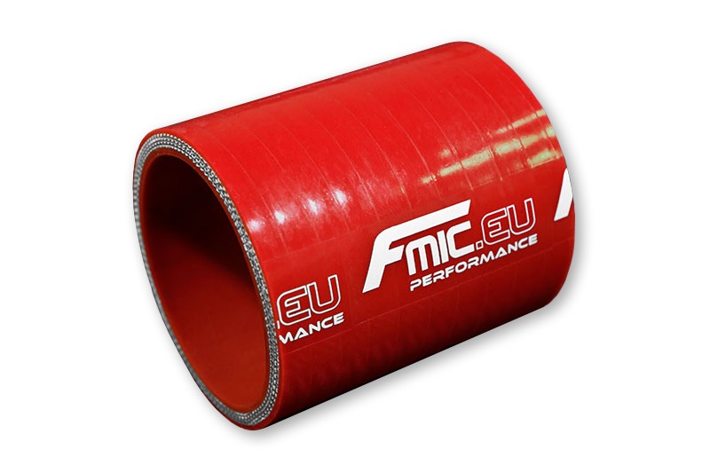Manguito de silicona recto 19 mm rojo 15 cm