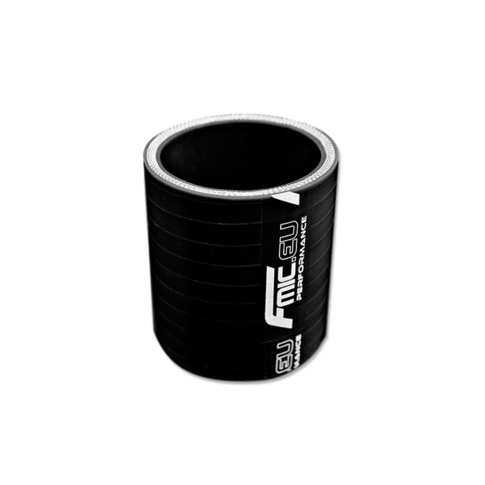 48mm Straight Silicone Coupler, Black, 25cm