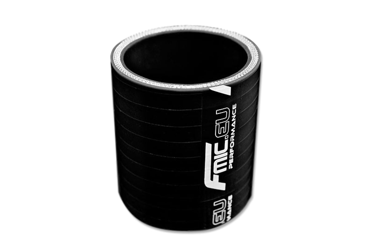 Manguito de silicona recto 57 mm negro 20 cm