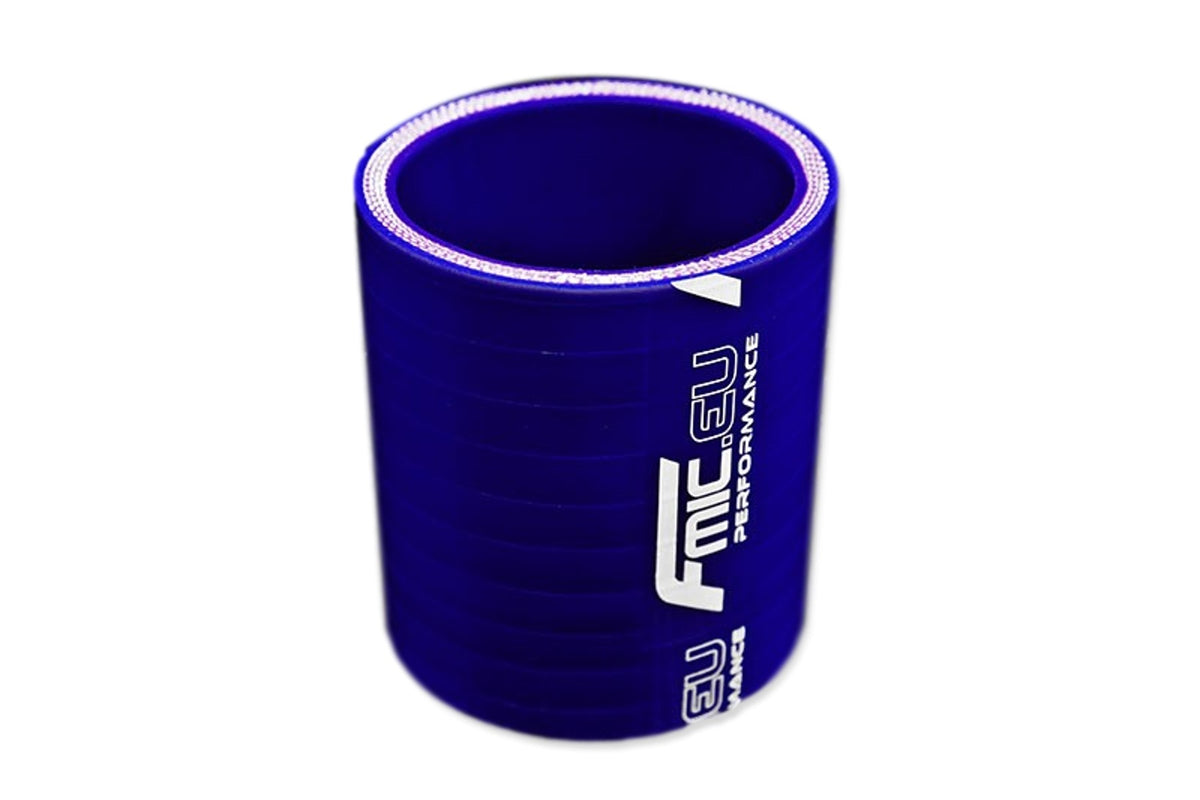 Manguito de silicona recto 65 mm azul 5 cm