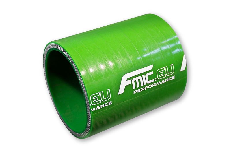 Manguito de silicona recto 65 mm verde 25 cm