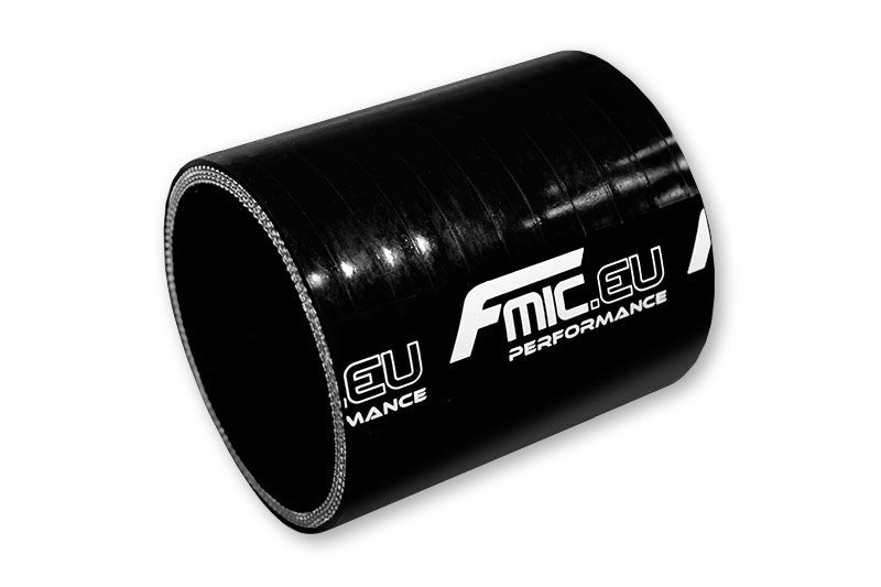 Manguito de silicona recto 8 mm negro 30 cm