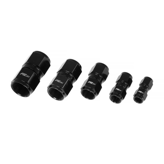 AN8 female - black female connector