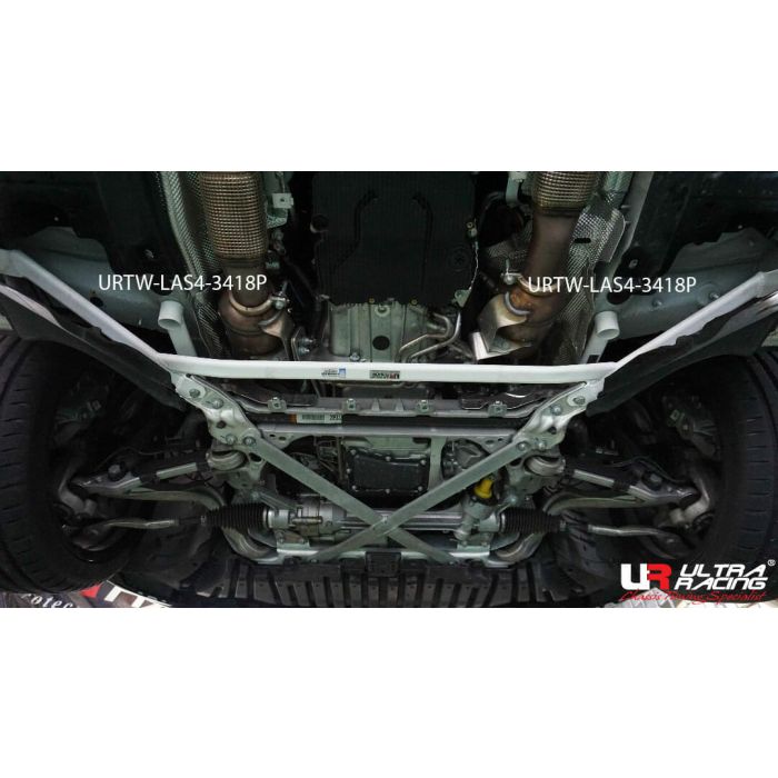 Ultra Racing Front Upper Strut Bar (3418P) for Mercedes C250/C300 (Coupe) 2.0T 15-21/S205 4.0TT 14-21/E300 3.0T 16+ 2WD
