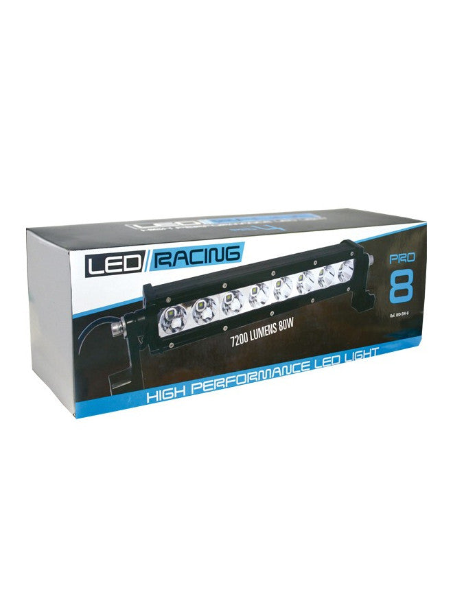 Faro Led Racing Pro SW-8 8 módulos 7200 lúmenes 80 W negro