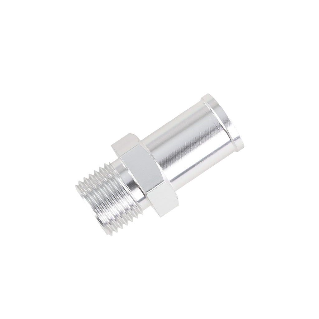 Racor adaptador de aluminio M12x1,5 a espiga push-on de 10 mm