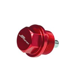 JRspec Magnetic Oil drain Sump Pan Plug Bolt M14x1.25 Citroen, Peugeot, Lancia, Fiat, Ford Red