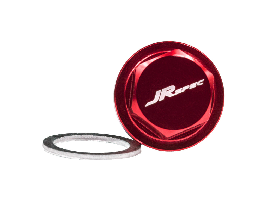 Tapón de drenaje de cárter de aceite magnético JRspec M16x1,25 Chrysler, Citroen, Renault, Opel rojo