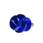 JRspec Magnetic Oil Drain Plug M16x1.25 for Chrysler, Citroën, Renault, and Opel (Blue)
