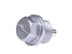 Tapón de drenaje de cárter de aceite magnético JRspec M18x1,25 Opel plateado
