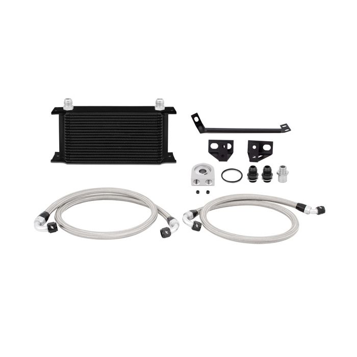 Mishimoto MMOC-MUS4-15BK Oil Cooler Kit for 15-17 Ford Mustang EcoBoost, Black.
