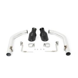Mishimoto MMEXH-MUS8-15ARBK Race Axle-back Black Tips for Ford Mustang GT 15-17