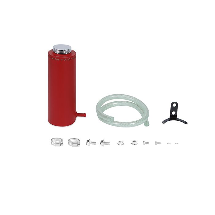 Mishimoto Aluminum Coolant Reservoir MMRT-CAWRD, Wrinkle Red.