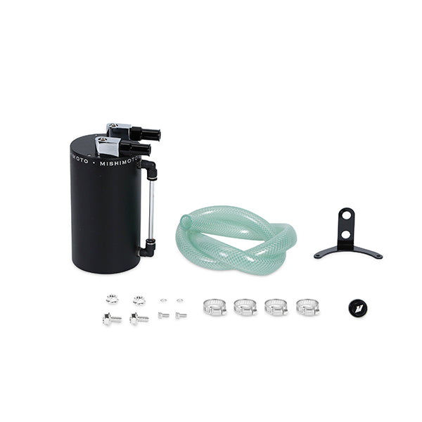 Catch can de aceite de aluminio Mishimoto MMOCC-LAWBK - grande negro arrugado