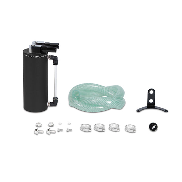 Mishimoto MMOCC-SAWBK Catch tank de aluminio - Pequeño negro arrugado