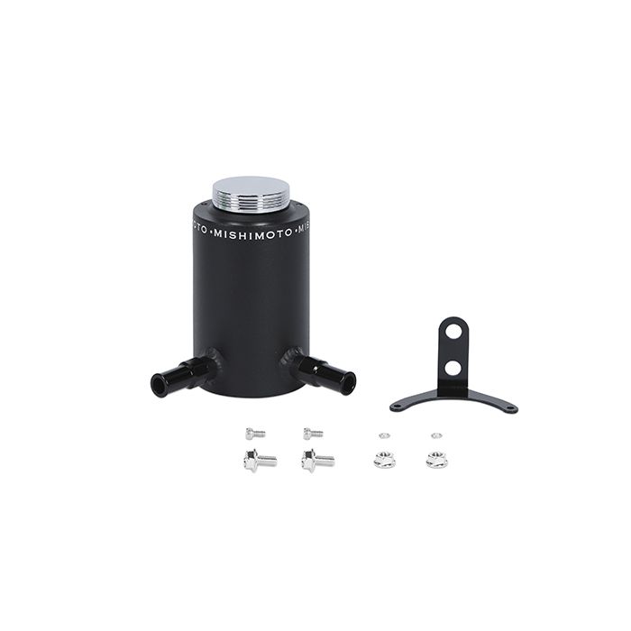 Mishimoto MMRT-PSAWBK Aluminum Power Steering Reservoir, Wrinkle Black.