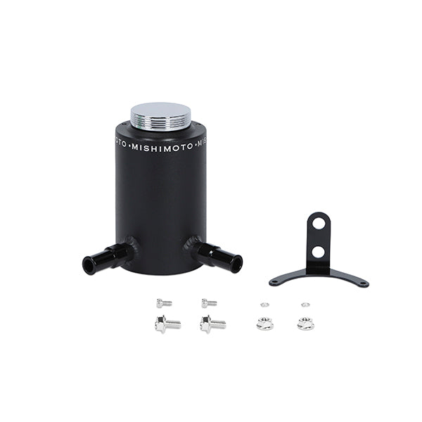 Mishimoto MMRT-PSAWBK Aluminum Power Steering Reservoir, Wrinkle Black.