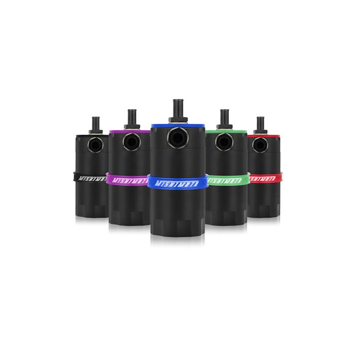 Mishimoto MMBCC-UNI-BK Black Baffled Oil Catch Can