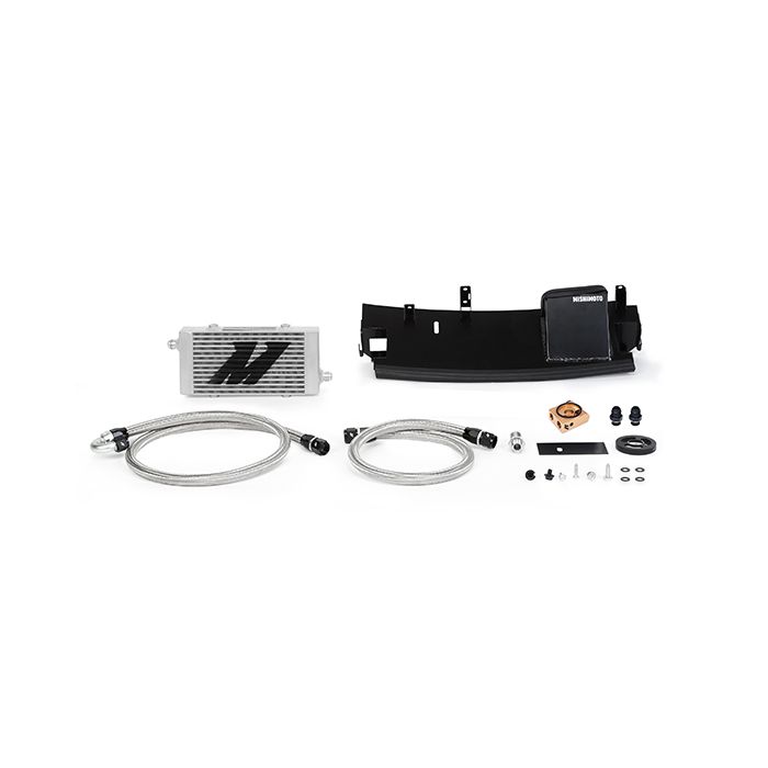Mishimoto MMOC-RS-16TSL Thermostatic Oil Cooler Kit for Ford Focus RS 16-18, Silver.