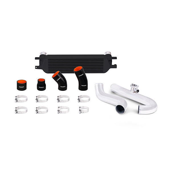 Mishimoto MMINT-MUS4-15KPBK Kit de intercooler para Ford Mustang EcoBoost 15+ negro con tubos pulidos