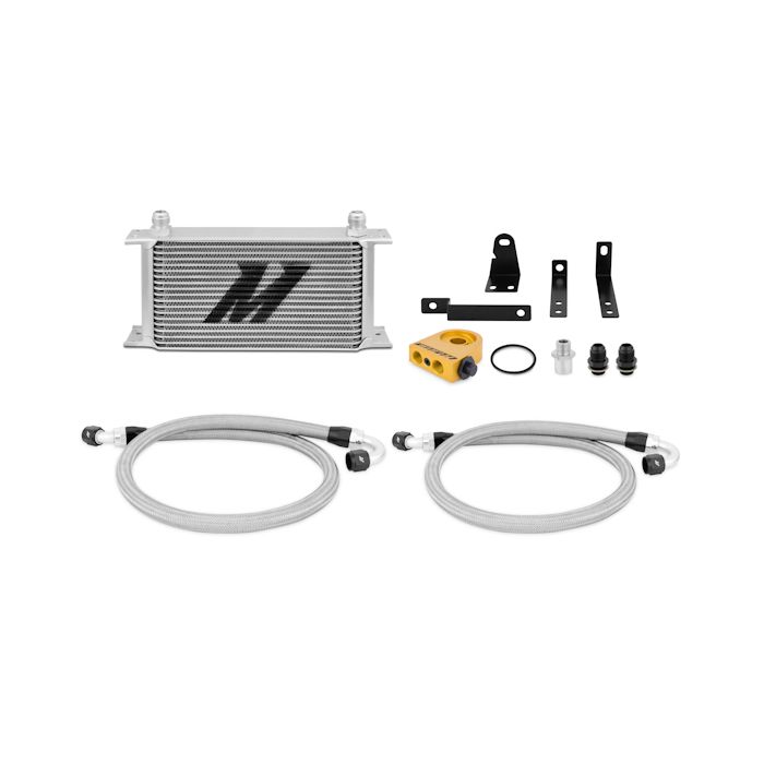 Mishimoto MMOC-S2K-00T Thermostatic Oil Cooler Kit for Honda S2000 00-09, Silver.