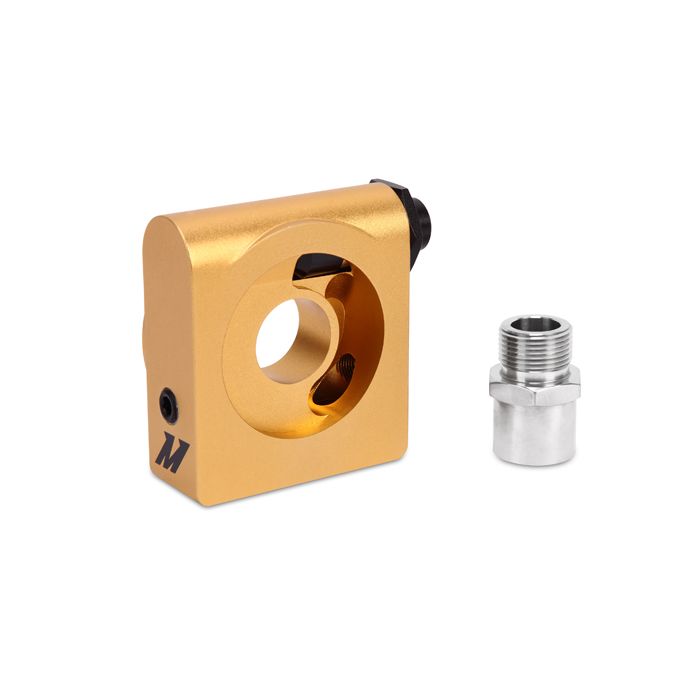Placa sándwich Mishimoto MMOP-SPTRM22 con termostato montado en la parte posterior M22 X 01-05