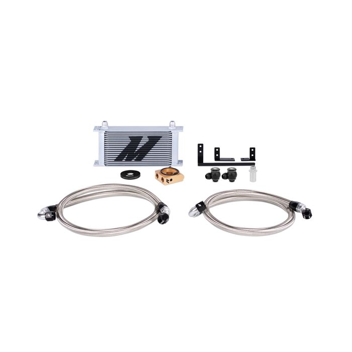 Mishimoto MMOC-MIA-16T Thermostatic Oil Cooler Kit for 16+ Mazda Miata (Silver)