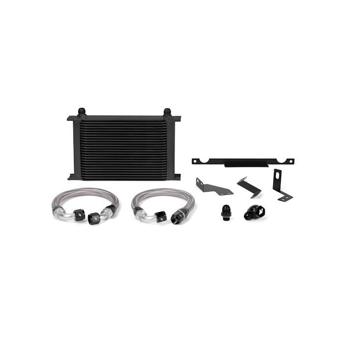 Mishimoto MMOC-EVO-01BK Oil Cooler Kit for Mitsubishi Lancer Evolution VII/VIII/IX 01-07, Black.