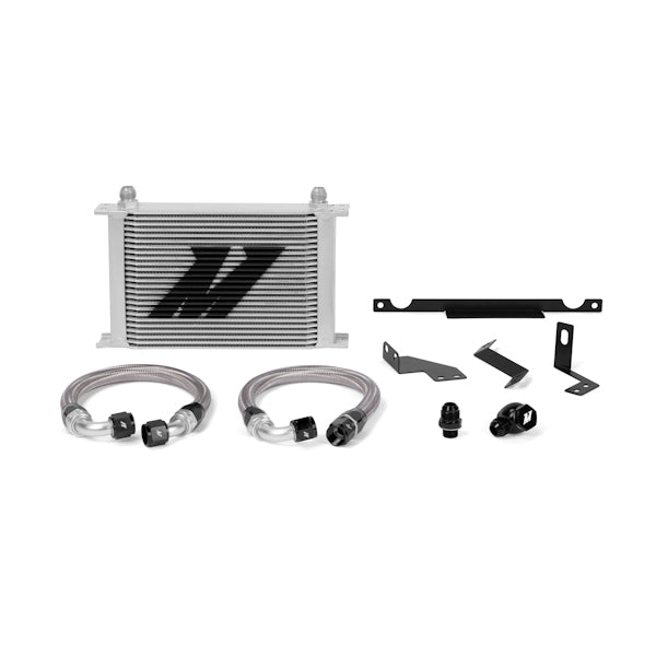 Mishimoto MMOC-EVO-01 Kit de radiador de aceite para Mitsubishi Lancer Evolution VII/VIII/IX 01-07 plateado